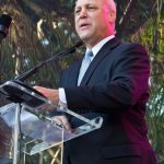 Mayor Landrieu - Sunrise concert on International Jazz Day, April 30, 2012 at Congo Square, New Orleans.
