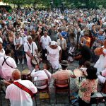 Sunrise concert on International Jazz Day, April 30, 2012 at Congo Square, New Orleans.