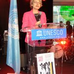 Irina Bokova, UNESCO Director-General, at UNESCO Headquarters on April 27, 2012