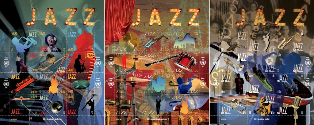 UNPA Jazz Stamps Vienna 2014